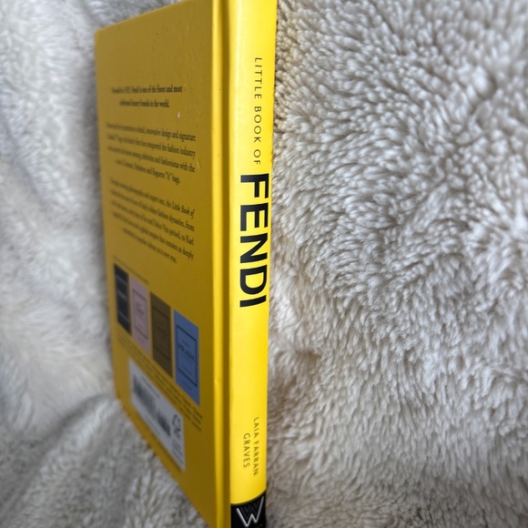 Little Book of Fendi Hardcover Fashion Coffee Table Book Yellow Designer Luxury - Picture 3 of 3